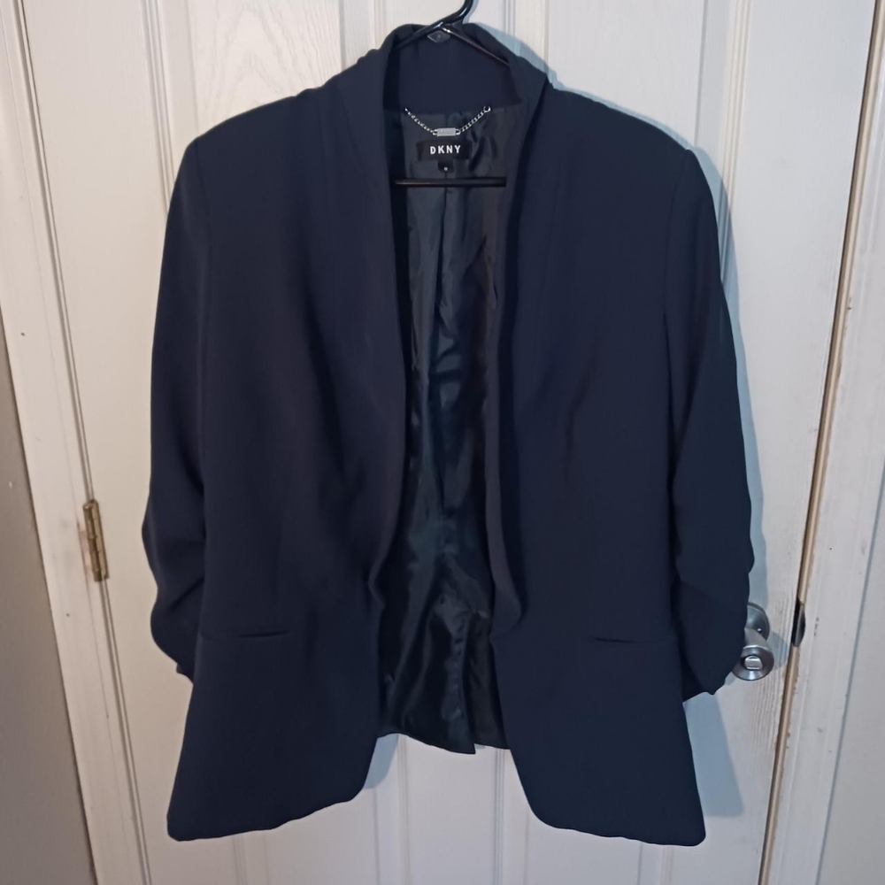 DKNY Hunter Green Open Women's Blazer